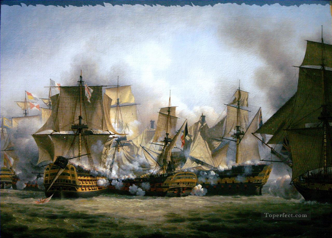 トラファルガー 2 号の海戦油絵